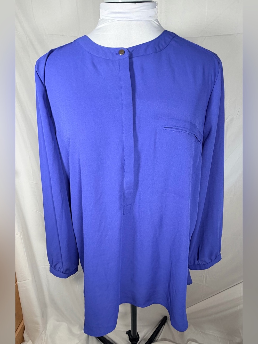 JM Collection Royal blue blouse